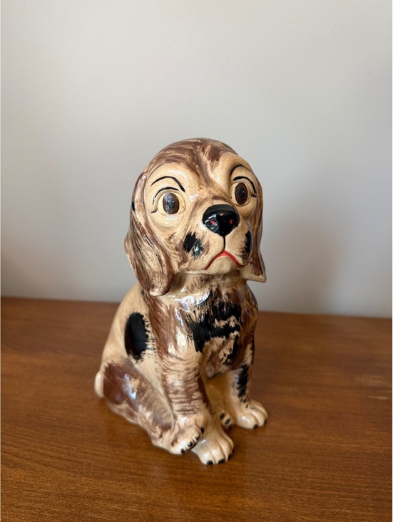 Other - Ceramic hand painted dog figurine from 1972